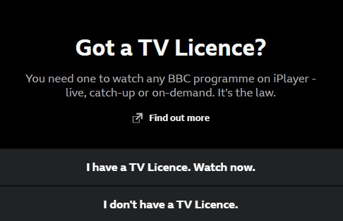 UK TV license