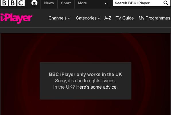 bbc iplayer being blocked abroad