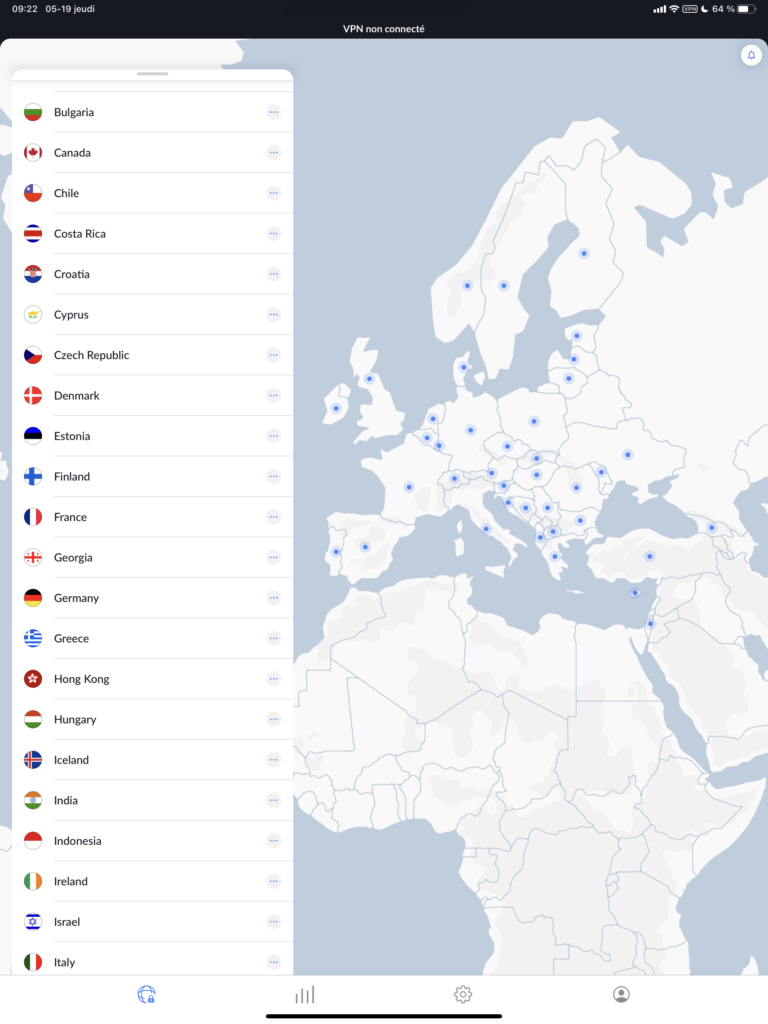 nordVPN with UK Postcode